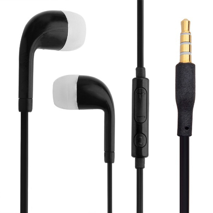 SaMsung Galaxy Style Stereo Earphone Headset with Mic and VoluMe CONTROL (Black)